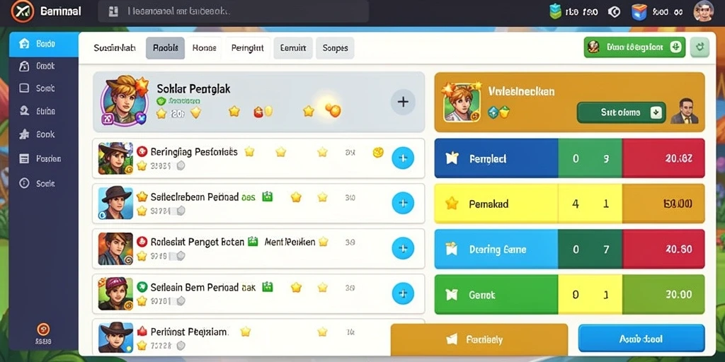 Interaksi antar pemain dalam komunitas BEBASMAX.