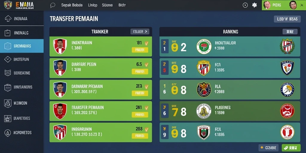 Screenshot menunjukkan leaderboard dengan peringkat pemain.