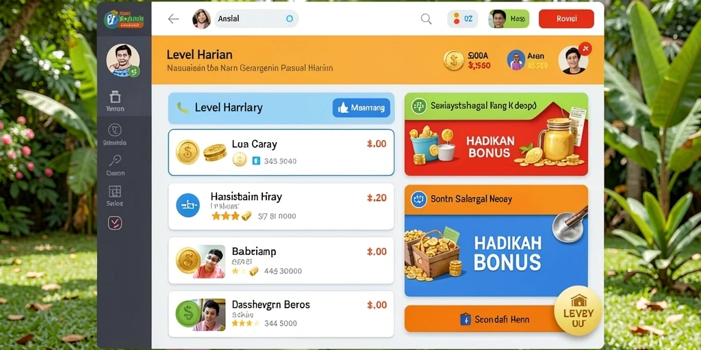 Fitur sosial yang memungkinkan interaksi dengan pemain lain.